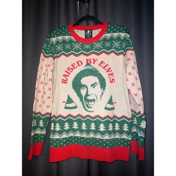 Ugly Christmas Sweater Sweaters - Ugly Christmas Sweater Xmas Size Medium Elf